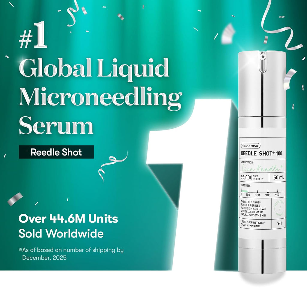 CICA Reedle Shot 300, Advanced Night Exosome, Microneedling Serum, Centella Asiatica, Hyaluronic Acid, Propolis, Soft Skin, Regeneration, Glass Skin, Korean Skin Booster 1.69Fl Oz (50Ml) | Spicule, Pore Care & Exfoliation, Exosome & Centella Asiatica, Glass Skin & Smooth Texture, 1.69 Fl Oz / 50Ml