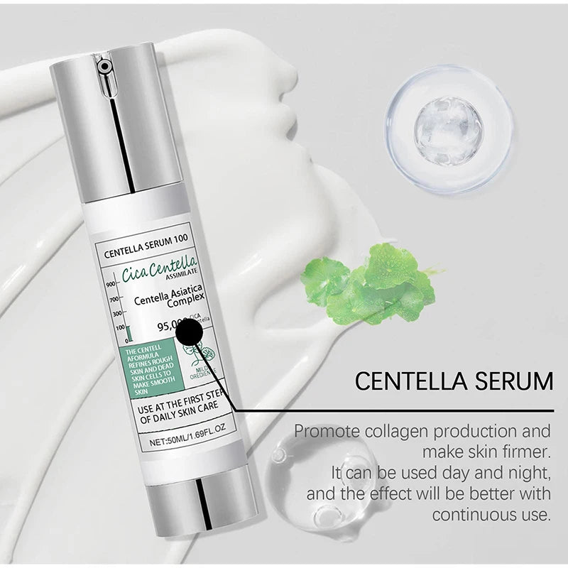 Centella Asiatica Microneedle Essence Plant Extract Moisturizing Essence Refined Smooth Skin Nourishing Revitaliz Daily Skincare