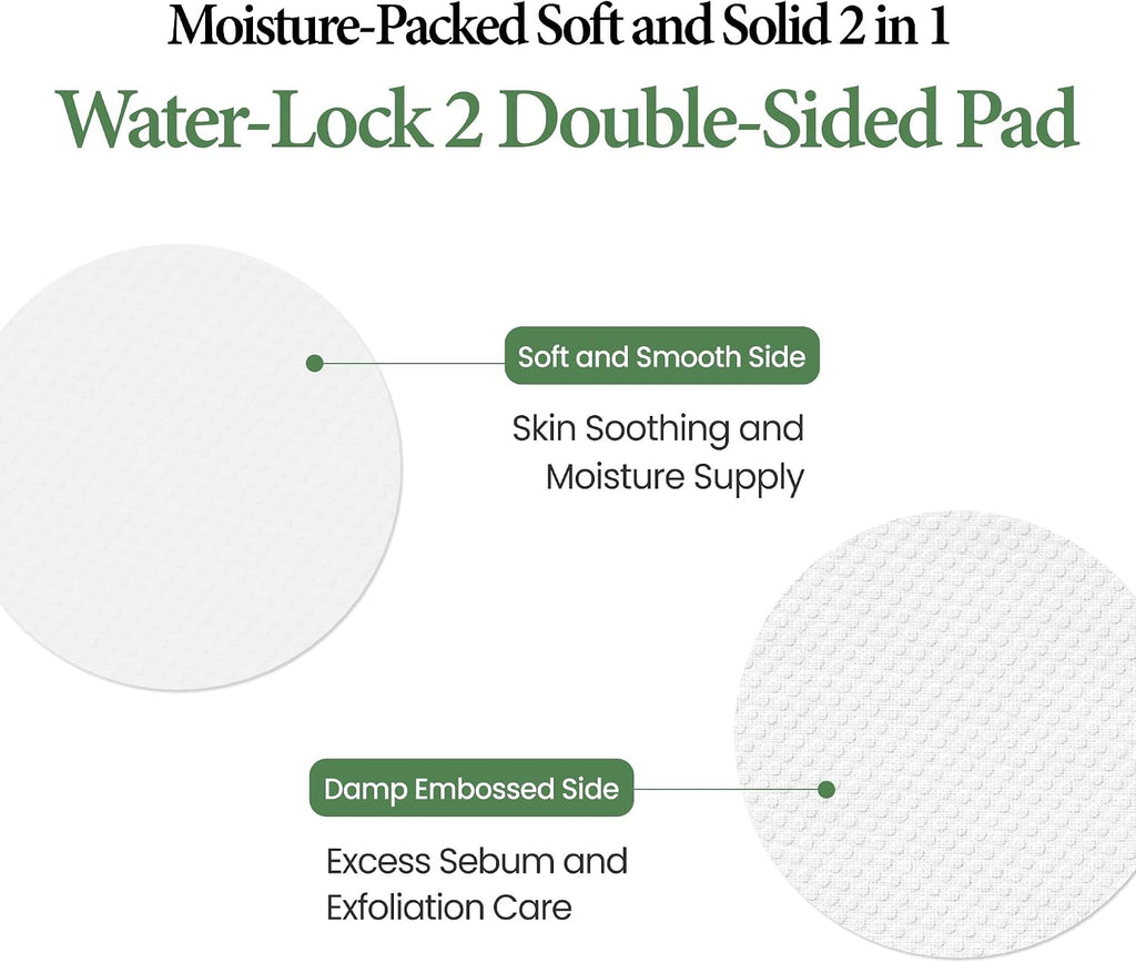 K Beauty Calming Cleansing Clear Pad, Jeju Mugwort, 60 Ct - Highly Concentrated Mugwort Extract Soothes & Moisturizes, Double Sided to Cleanse & Gently Exfoliate, Even Out Facial Texture