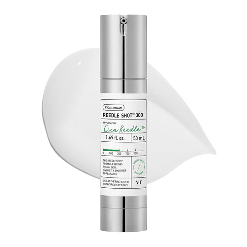 CICA Reedle Shot 300, Advanced Night Exosome, Microneedling Serum, Centella Asiatica, Hyaluronic Acid, Propolis, Soft Skin, Regeneration, Glass Skin, Korean Skin Booster 1.69Fl Oz (50Ml) | Spicule, Pore Care & Exfoliation, Exosome & Centella Asiatica, Glass Skin & Smooth Texture, 1.69 Fl Oz / 50Ml