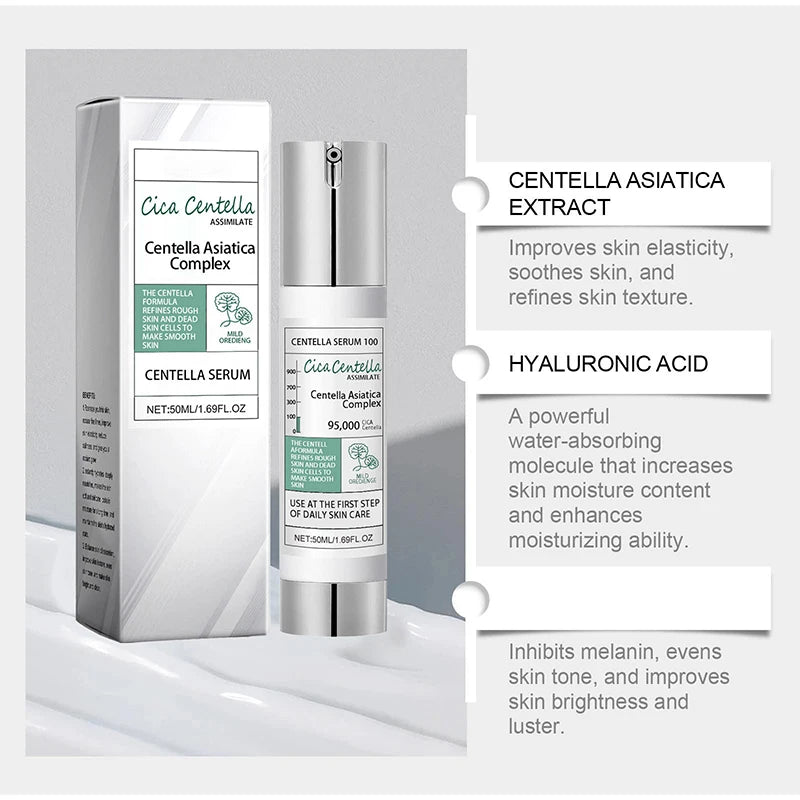 Centella Asiatica Microneedle Essence Plant Extract Moisturizing Essence Refined Smooth Skin Nourishing Revitaliz Daily Skincare
